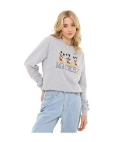 Disney - Sweat 90'S - Femme (Gris Chiné) - UTTV1858 -Disney 03D2EEA6F2F28E0E89DE5C1C60E387D56704F1182DD8F43DBE83F251490D4F3E