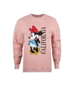 Disney - Sweat CALIFORNIA - Femme (Rose Pâle) - UTTV590
