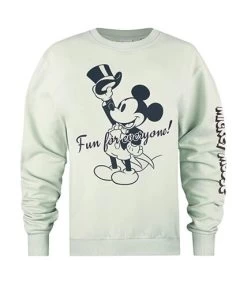 Disney - Sweat SHOWTIME FUN FOR EVERYONE - Femme (Vert De Gris) - UTTV749