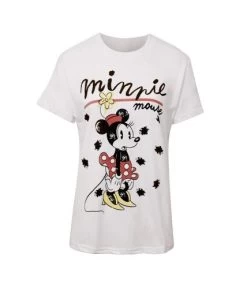 Disney - T-shirt - Femme (Blanc) - UTTV395