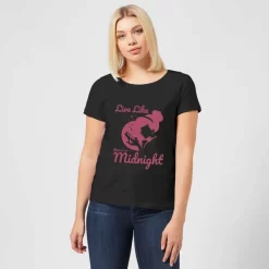 T-Shirt Femme Vis Comme S'il N'y Avait Pas De Minuit - Cendrillon (Princesse Disney) - Noir -Disney 11666762 6884624233917739