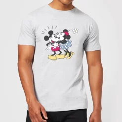 T-Shirt Homme Bisou Minnie Mouse (Disney) - Gris