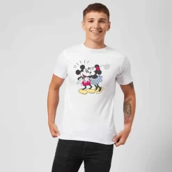 T-Shirt Homme Minnie Mouse Bisou (Disney) - Blanc -Disney 11667870 1794619034840957