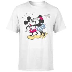 T-Shirt Homme Minnie Mouse Bisou (Disney) - Blanc -Disney 11667870 5714619035147983