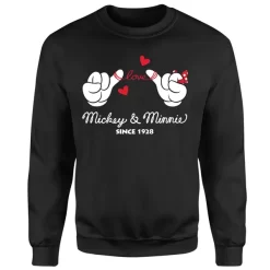 Sweat Homme Mickey Mouse Et Minnie Depuis 1928 (Disney) - Noir -Disney 11669130 1734625049745026
