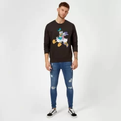 Sweat Homme Donald Et Daisy Duck Câlin (Disney) - Noir -Disney 11669214 1024625060133813