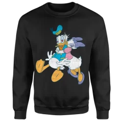 Sweat Homme Donald Et Daisy Duck Câlin (Disney) - Noir -Disney 11669214 8484625060234106