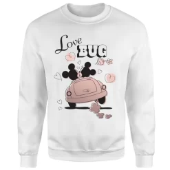 Sweat Homme Love Bug Mickey Mouse (Disney) - Blanc -Disney 11669256 5094625065103604
