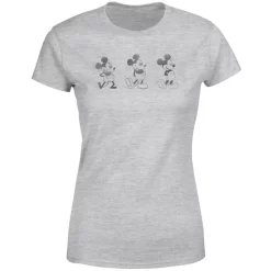 T-Shirt Femme Mickey Mouse Évolution (Disney) - Gris 9 T-Shirt Femme Mickey Mouse Évolution (Disney) - Gris -Disney 11671898 1264624473052962
