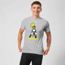 T-Shirt Homme Mickey Mouse Dingo (Disney) - Gris -Disney 11672611 1054619048683263