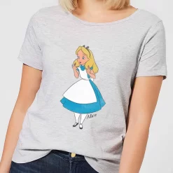T-Shirt Femme Alice Au Pays Des Merveilles Disney - Gris