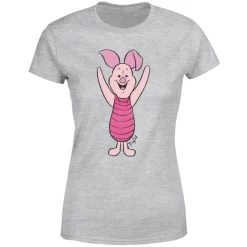 T-Shirt Femme Winnie L'Ourson Porcinet Disney - Gris -Disney 11706029 1874624472519148