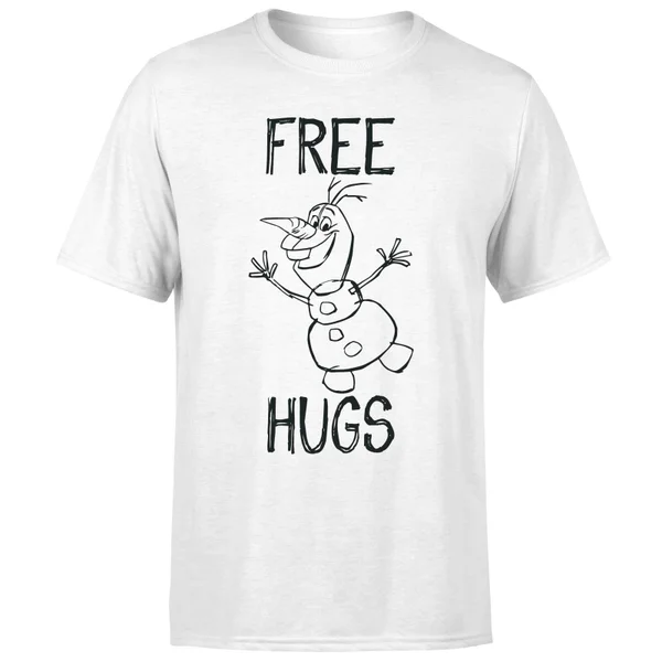 Disney T-Shirt Homme La Reine Des Neiges - Olaf Free Hugs - Blanc 5 Disney T-Shirt Homme La Reine Des Neiges - Olaf Free Hugs - Blanc – Image 5
