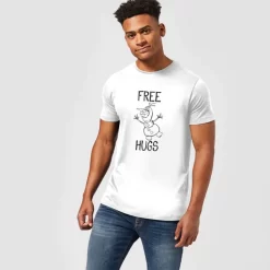 Disney T-Shirt Homme La Reine Des Neiges - Olaf Free Hugs - Blanc 7 Disney T-Shirt Homme La Reine Des Neiges - Olaf Free Hugs - Blanc -Disney 11795751 4564619603222250