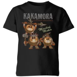 T-Shirt Enfant Kakamora Vaiana, La Légende Du Bout Du Monde Disney - Noir
