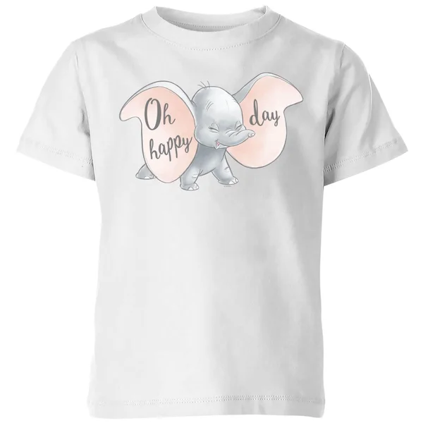 T-Shirt Enfant Happy Day Dumbo Disney - Blanc 1 T-Shirt Enfant Happy Day Dumbo Disney - Blanc