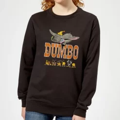 Sweat Femme Le Seul Et L'Unique Dumbo Disney - Noir