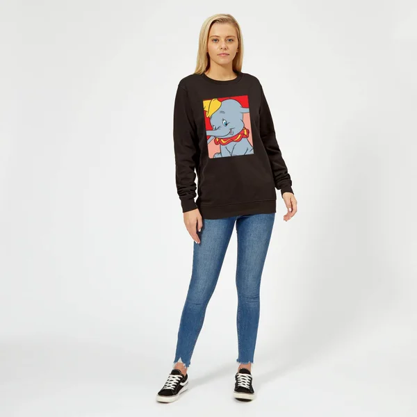 Sweat Femme Portrait Dumbo Disney - Noir 3 Sweat Femme Portrait Dumbo Disney - Noir â Image 3