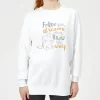 Sweat Femme Follow Your Dreams Dumbo Disney - Blanc