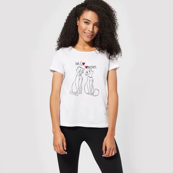 Disney Aristocats We Go Together Women's T-Shirt - White 3 Disney Aristocats We Go Together Women's T-Shirt - White – Image 3