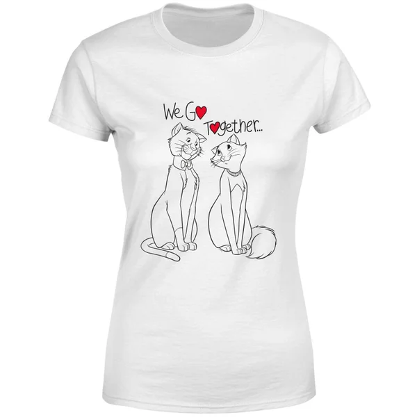 Disney Aristocats We Go Together Women's T-Shirt - White 5 Disney Aristocats We Go Together Women's T-Shirt - White – Image 5