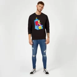 Disney King Donald Sweatshirt - Black -Disney 12057451 1144658975741589