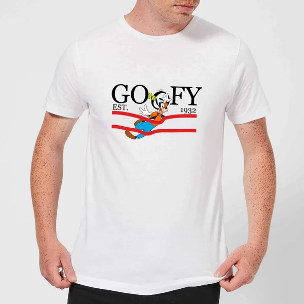 Disney Goofy By Nature Men's T-Shirt - White 1 Disney Goofy By Nature Men's T-Shirt - White