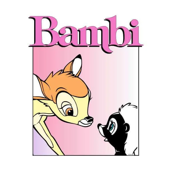 Disney Bambi Nice To Meet You Women's Sweatshirt - White 2 Disney Bambi Nice To Meet You Women's Sweatshirt - White – Image 2