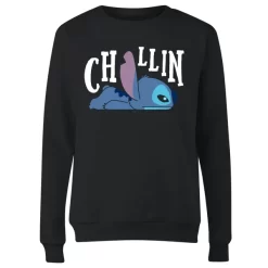 Disney Lilo And Stitch Chillin Women's Sweatshirt - Black 7 Disney Lilo And Stitch Chillin Women's Sweatshirt - Black -Disney 12058218 8704658993301963