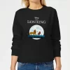 Disney Lion King Hakuna Matata Walk Women's Sweatshirt - Black