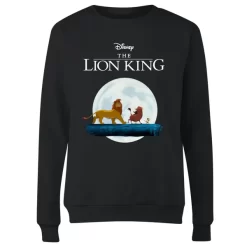 Disney Lion King Hakuna Matata Walk Women's Sweatshirt - Black -Disney 12058238 2304658993590197