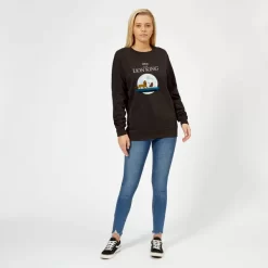 Disney Lion King Hakuna Matata Walk Women's Sweatshirt - Black -Disney 12058238 3394658993561268