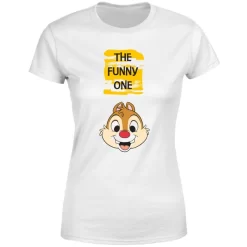 Disney Chip 'N' Dale The Funny One Women's T-Shirt - White -Disney 12058814 2624659004489329