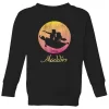Disney Aladdin Flying Sunset Kids' Sweatshirt - Black