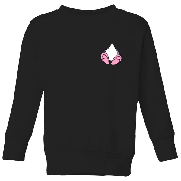 Disney Daisy Duck Backside Kids' Sweatshirt - Black 1 Disney Daisy Duck Backside Kids' Sweatshirt - Black