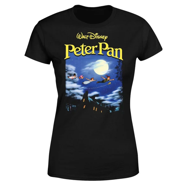 Disney Peter Pan Cover Women's T-Shirt - Black 5 Disney Peter Pan Cover Women's T-Shirt - Black – Image 5
