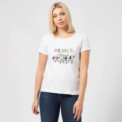 Disney Mickey's Friends Women's T-Shirt - White -Disney 12222555 1874689835332369