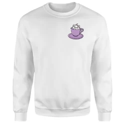Disney Aristocats Marie Teacup Sweatshirt - White -Disney 12222966 1774689844794549