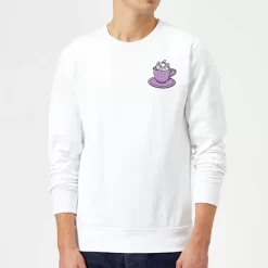 Disney Aristocats Marie Teacup Sweatshirt - White