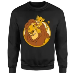 Disney Mufasa & Simba Sweatshirt - Black -Disney 12223056 2054689847732638