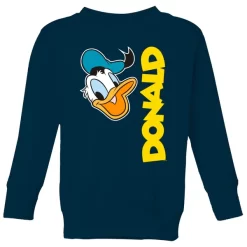 Disney Donald Duck Face Kids' Sweatshirt - Navy