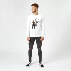 Disney Frozen 2 Sven And Kristoff Sweatshirt - White -Disney 12320024 1184713172697028