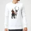 Disney Frozen 2 Sven And Kristoff Sweatshirt - White