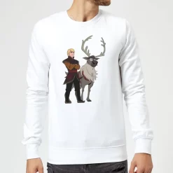 Disney Frozen 2 Sven And Kristoff Sweatshirt - White