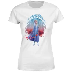 Disney Frozen 2 Find The Way Colour Women's T-Shirt - White -Disney 12320387 7664713192720294