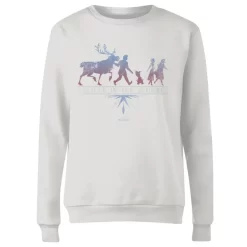 Disney Frozen 2 Believe In The Journey Women's Sweatshirt - White -Disney 12320457 1694713184342149