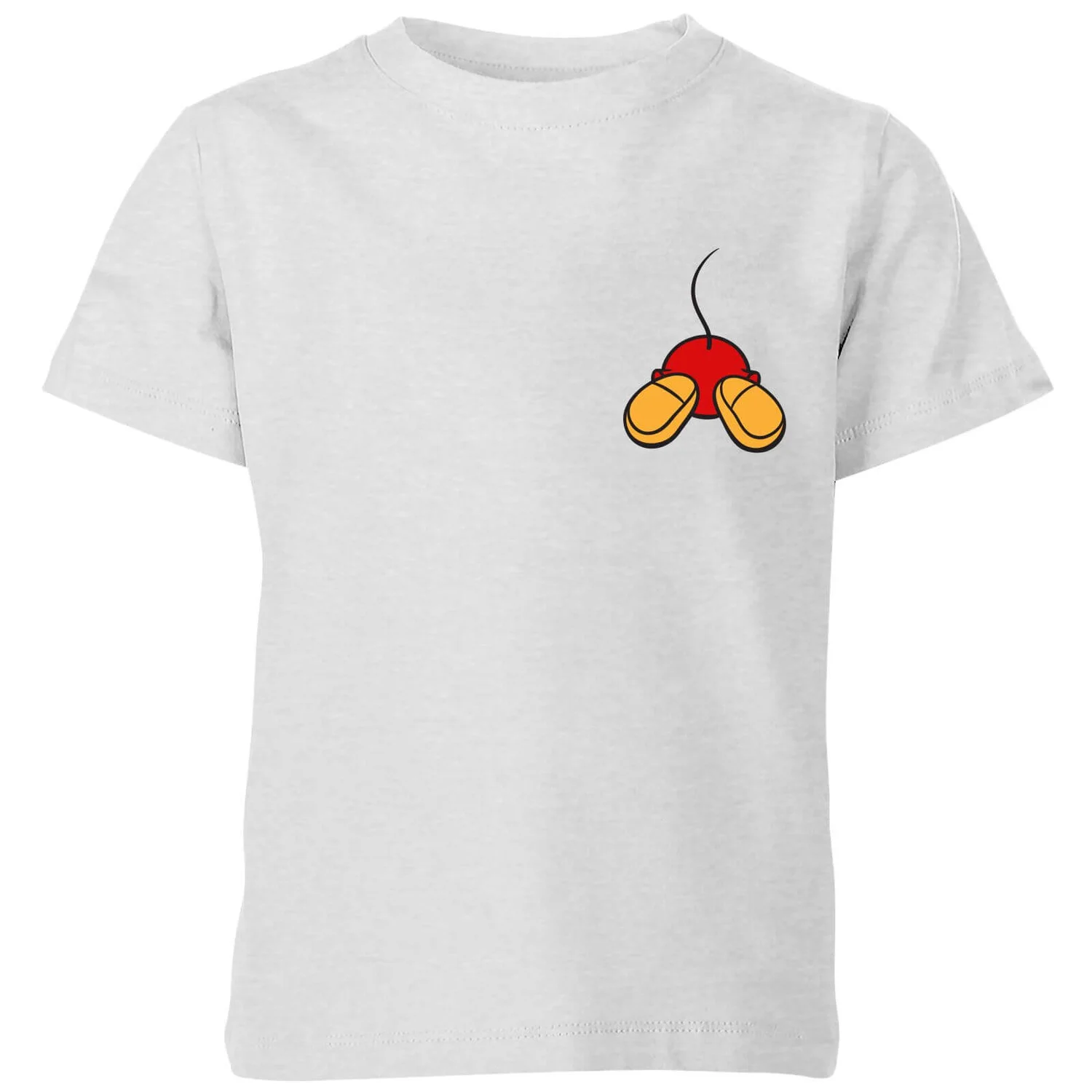 Disney Mickey Mouse Backside Kids' T-Shirt - Grey 1 Disney Mickey Mouse Backside Kids' T-Shirt - Grey