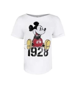 Disney - T-shirt - Femme (Blanc) - UTTV561