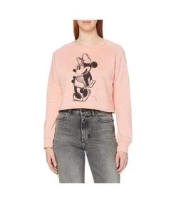 Disney - Sweat Court - Femme (Rose Pâle) - UTTV1074 -Disney 19E005FD8CD21E9D521534F1E78A059990E28613D2AF890CA122EB2656D66EEC