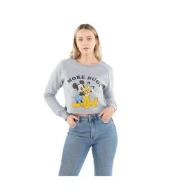 Disney - Sweat Court MORE HUGS - Femme (Gris Chiné) - UTTV707 7 Disney - Sweat Court MORE HUGS - Femme (Gris Chiné) - UTTV707 -Disney 1DDDF9D6C40407110875DC512F1B4AB023301E53CE77F23BF40137994293D32F